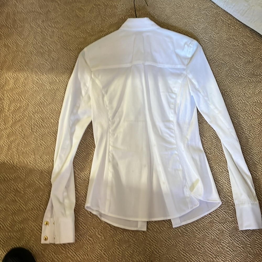 COPY - Woman’s white blouse with gold snap buttons - Picture 2 of 2